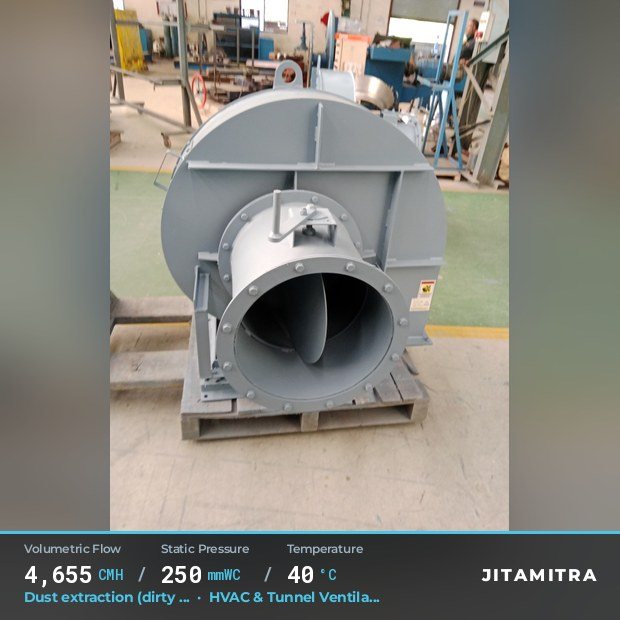 Jitamitra HVAC & Tunnel Ventilation fan — real dispatched build