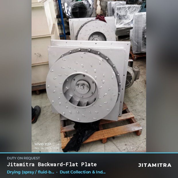 Jitamitra Dust Collection & Industrial Ventilation fan — real dispatched build