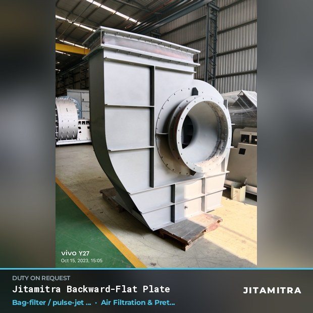 Jitamitra Air Filtration & Pretreatment fan — real dispatched build