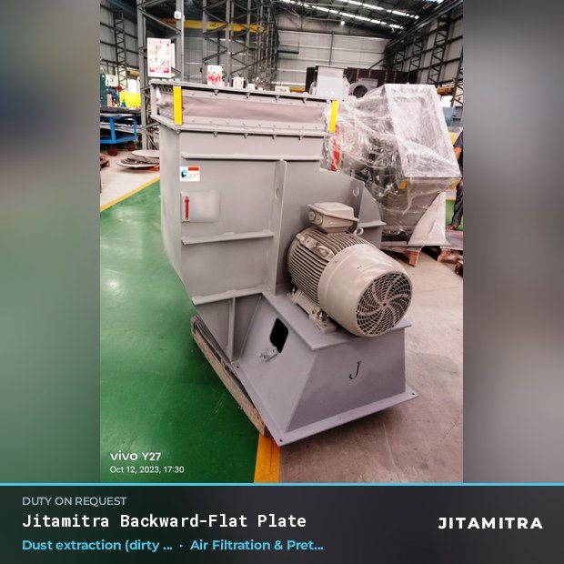 Jitamitra Air Filtration & Pretreatment fan — real dispatched build