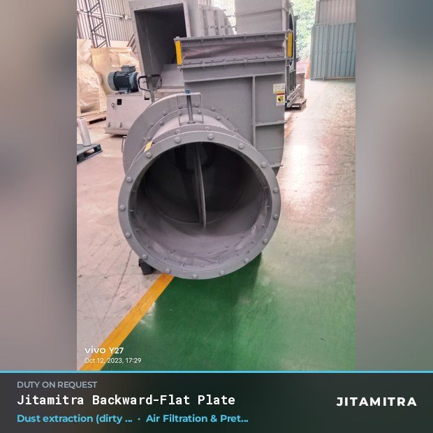 Jitamitra Air Filtration & Pretreatment fan — real dispatched build