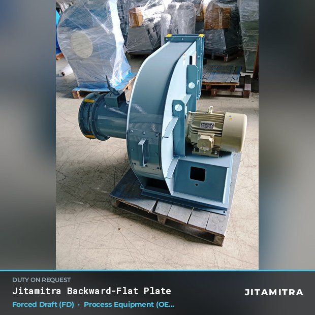 Jitamitra Process Equipment (OEM) fan — real dispatched build
