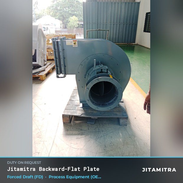 Jitamitra Process Equipment (OEM) fan — real dispatched build
