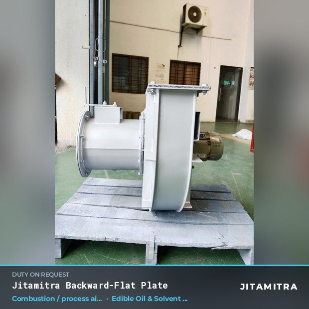 Jitamitra Edible Oil & Solvent Extraction fan — real dispatched build