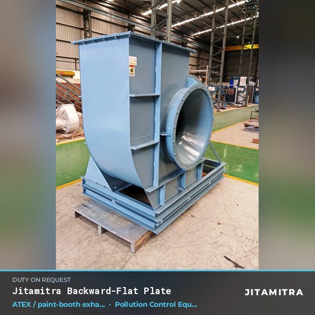 Jitamitra Pollution Control Equipment (OEM) fan — real dispatched build