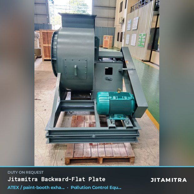 Jitamitra Pollution Control Equipment (OEM) fan — real dispatched build