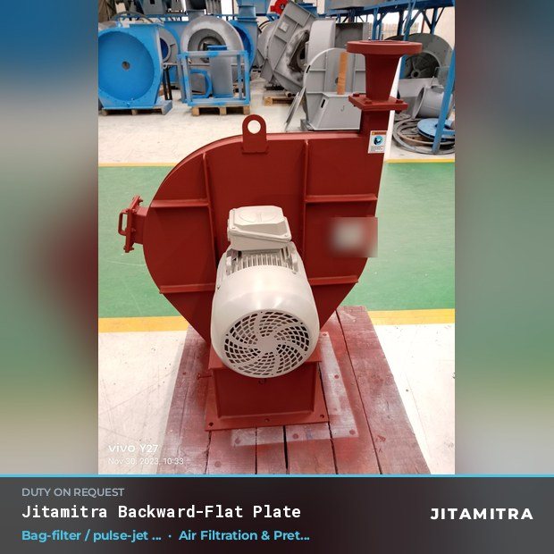 Jitamitra Air Filtration & Pretreatment fan — real dispatched build