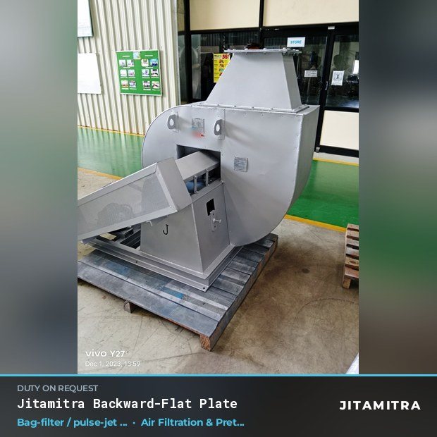 Jitamitra Air Filtration & Pretreatment fan — real dispatched build