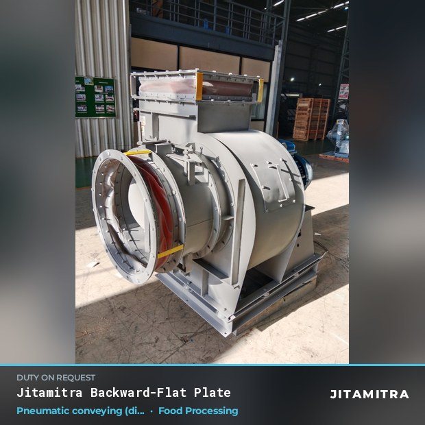 Jitamitra Food Processing fan — real dispatched build