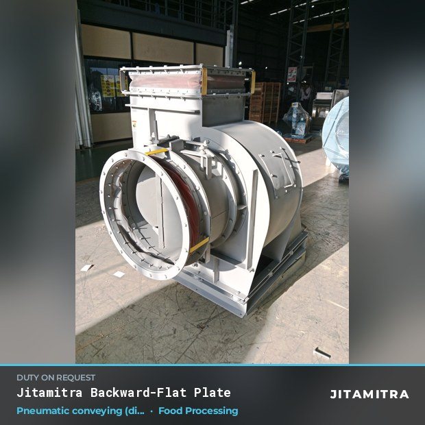 Jitamitra Food Processing fan — real dispatched build