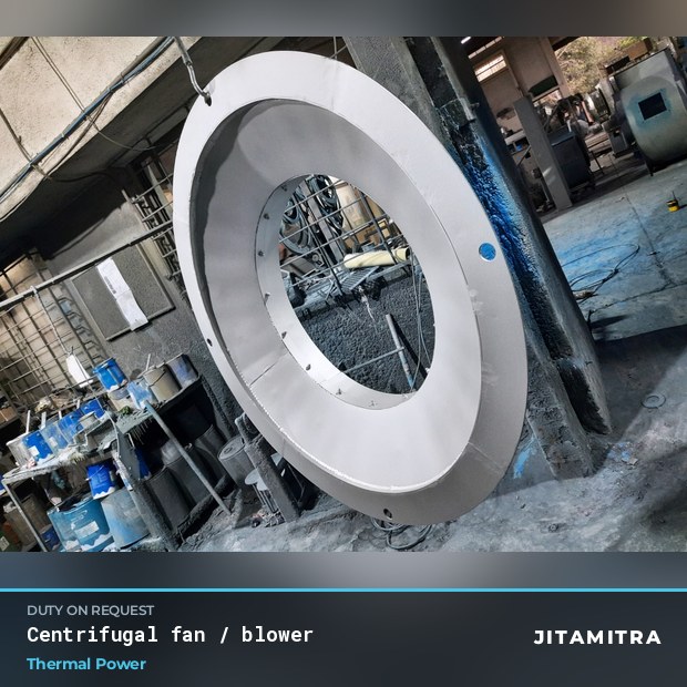 Centrifugal fan built by Jitamitra in thermal power plants