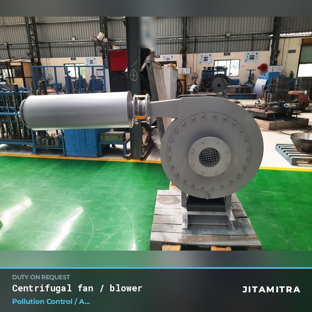Centrifugal fan built by Jitamitra in pollution control OEMs