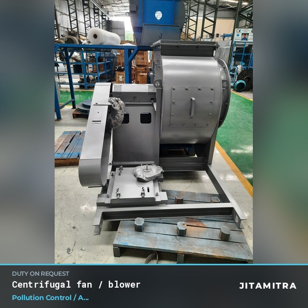 Centrifugal fan built by Jitamitra in pollution control OEMs