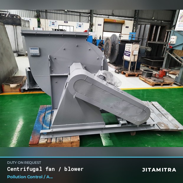 Centrifugal fan built by Jitamitra in pollution control OEMs