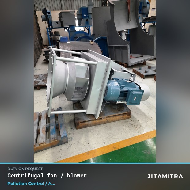 Centrifugal fan built by Jitamitra in pollution control OEMs