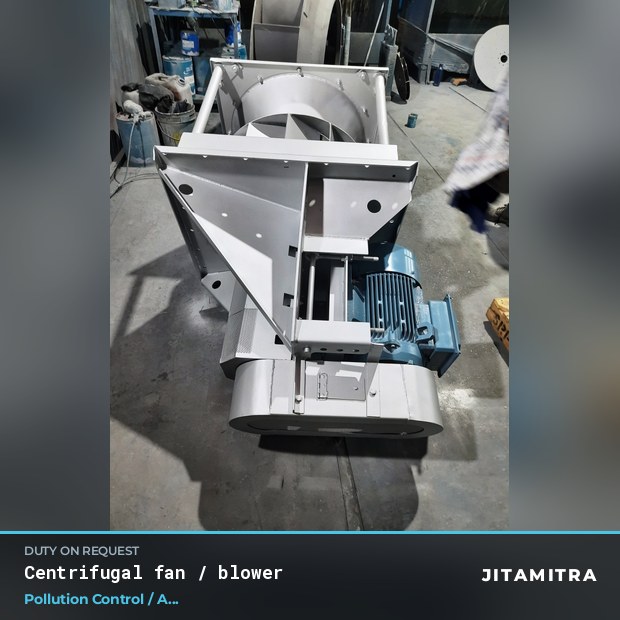 Centrifugal fan built by Jitamitra in pollution control OEMs