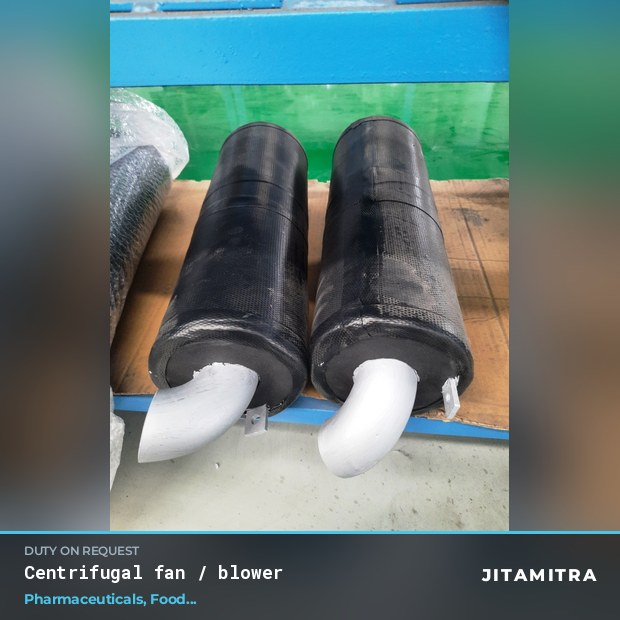 Centrifugal fan built by Jitamitra in pharmaceutical plants