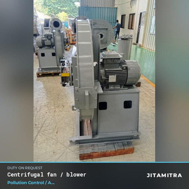 Centrifugal fan built by Jitamitra in pollution control OEMs