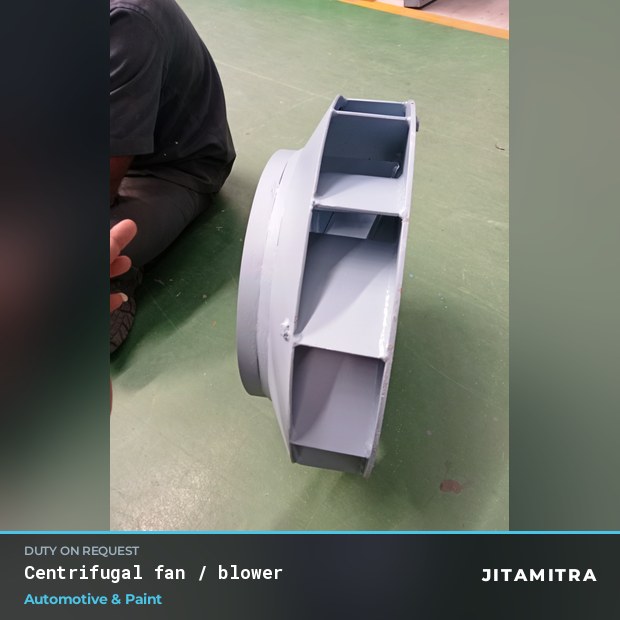 Centrifugal fan built by Jitamitra in automotive paint shops