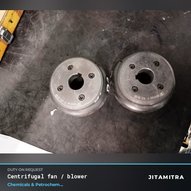 Centrifugal fan built by Jitamitra in chemical and petrochemical plants