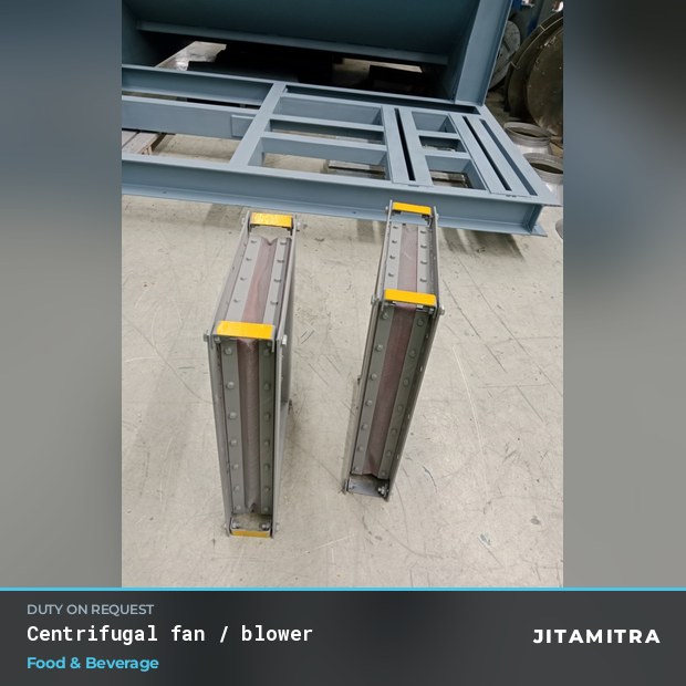 Centrifugal fan built by Jitamitra in food and beverage plants