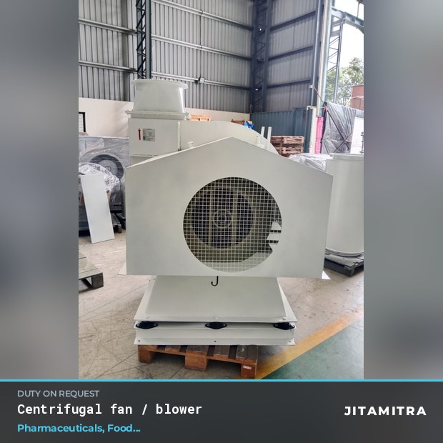 Centrifugal fan built by Jitamitra in pharmaceutical plants