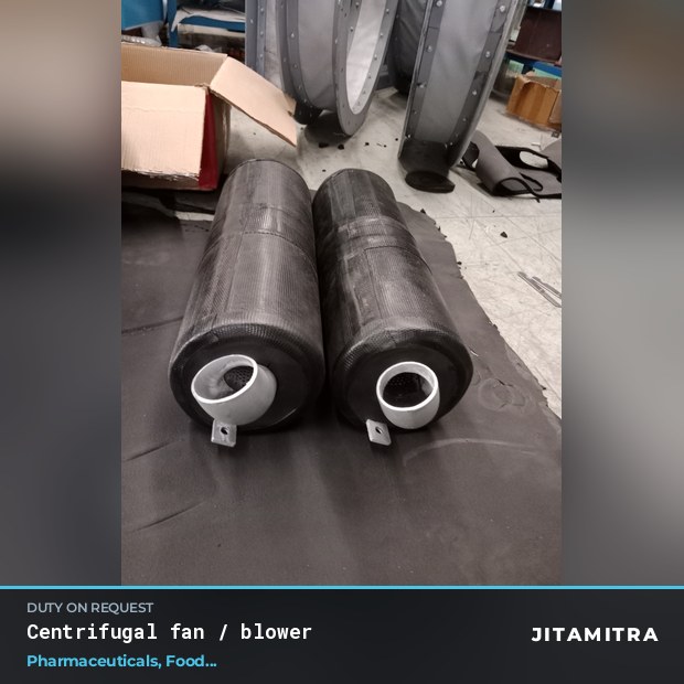 Centrifugal fan built by Jitamitra in pharmaceutical plants