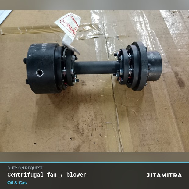 Centrifugal fan built by Jitamitra in oil and gas
