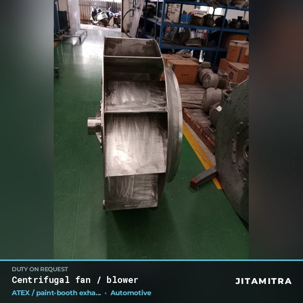Jitamitra Automotive fan — real dispatched build