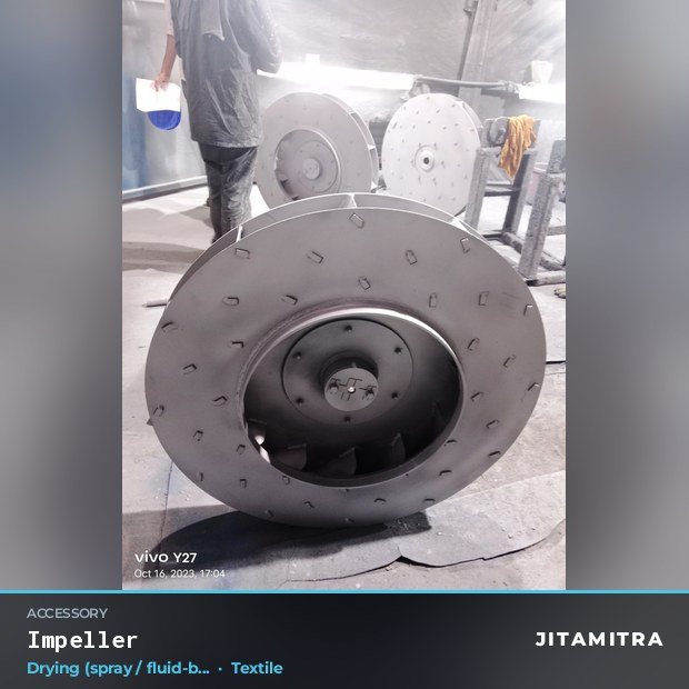 Jitamitra Textile fan — real dispatched build