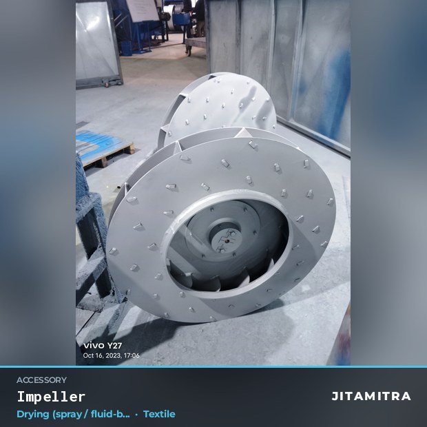 Jitamitra Textile fan — real dispatched build