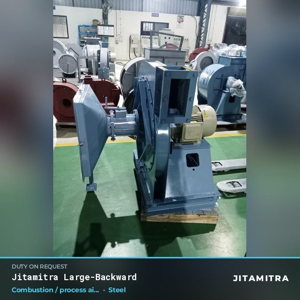 Jitamitra Steel fan — real dispatched build
