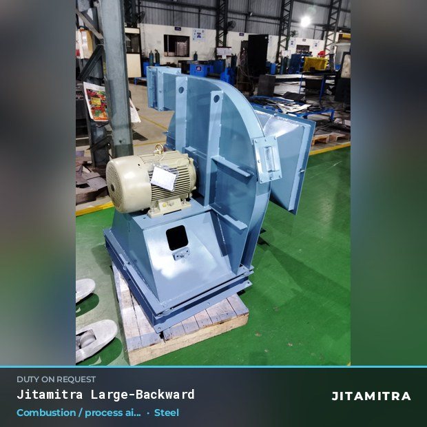 Jitamitra Steel fan — real dispatched build