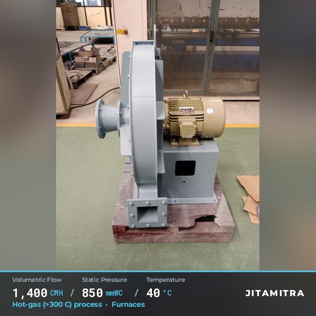 Jitamitra Radial fan — real dispatched build