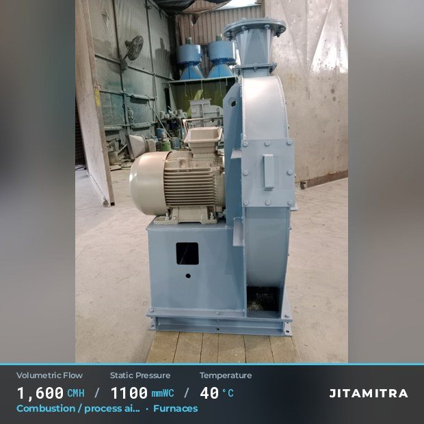 Jitamitra Radial fan — real dispatched build