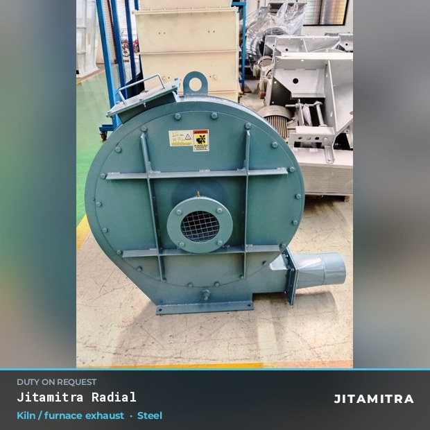 Jitamitra Steel fan — real dispatched build