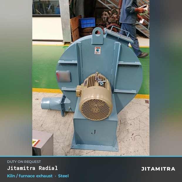 Jitamitra Steel fan — real dispatched build