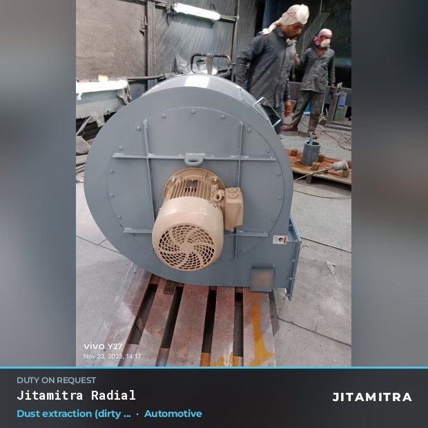 Jitamitra Automotive fan — real dispatched build