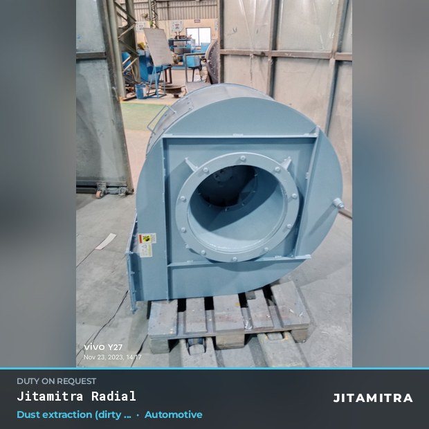 Jitamitra Automotive fan — real dispatched build
