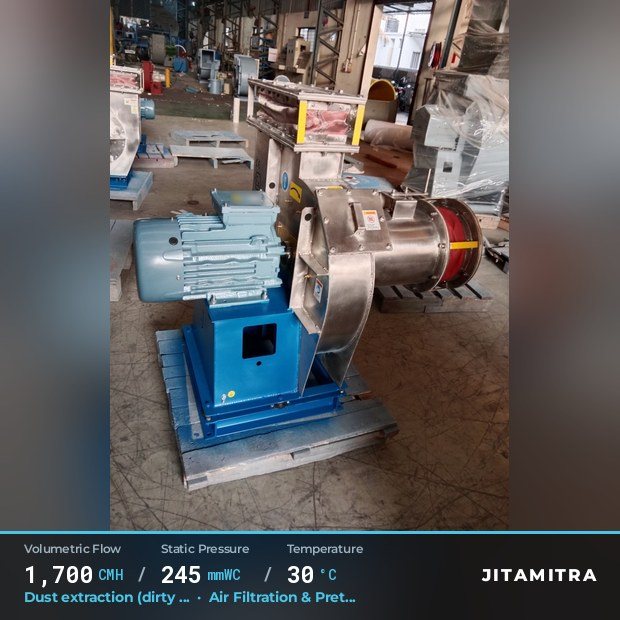 Jitamitra Radial-tip fan — real dispatched build