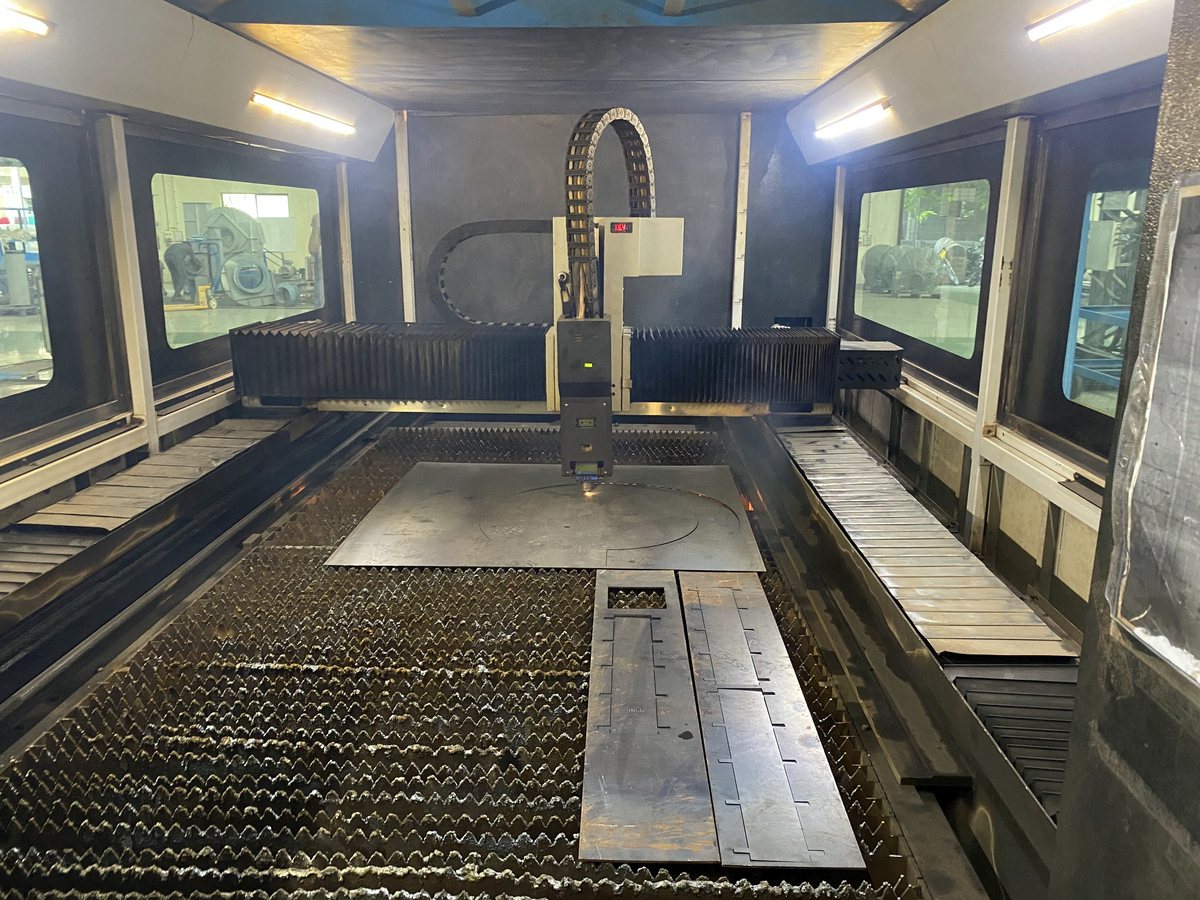 CNC fibre-laser cutting