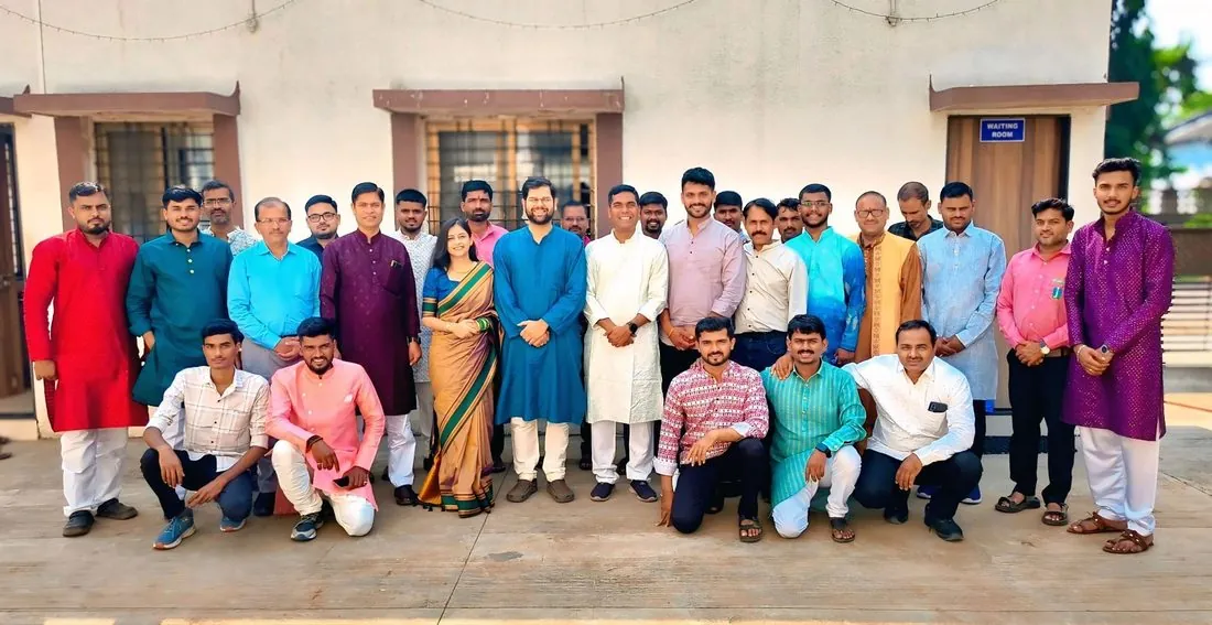 Life at Jitamitra — Diwali team portrait