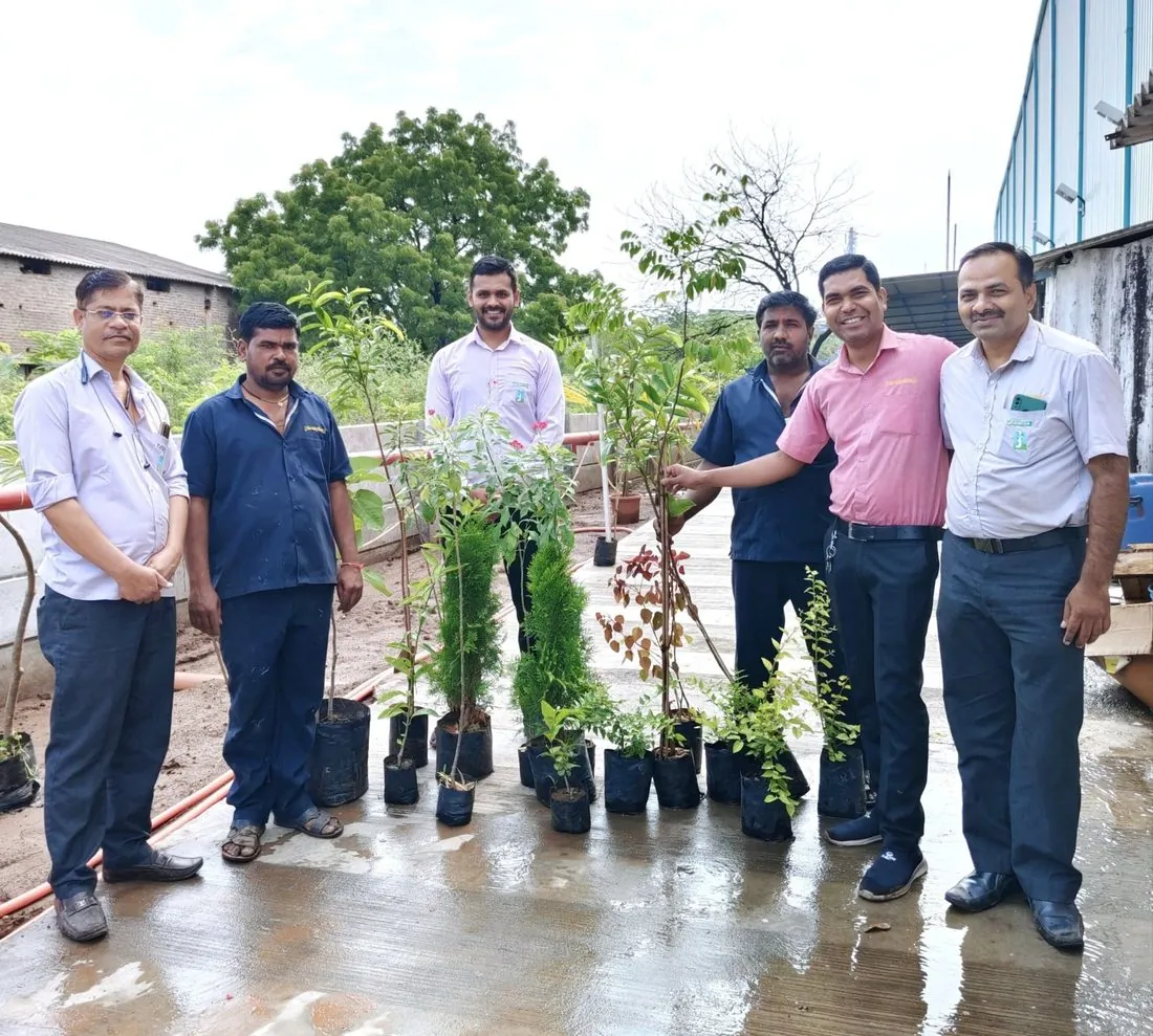 Life at Jitamitra — Tree-plantation drive